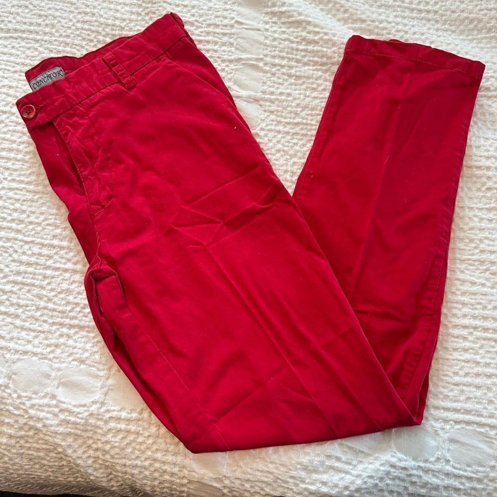 Red Chinos- EUC Size 32